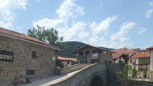 PUENTE DE LA RABIA. RIO ARGA.